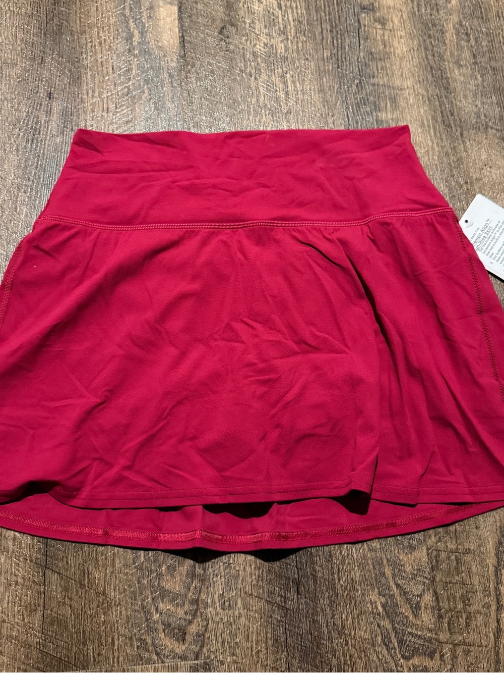 lululemon athletica Raspberry Red Skater Skirt